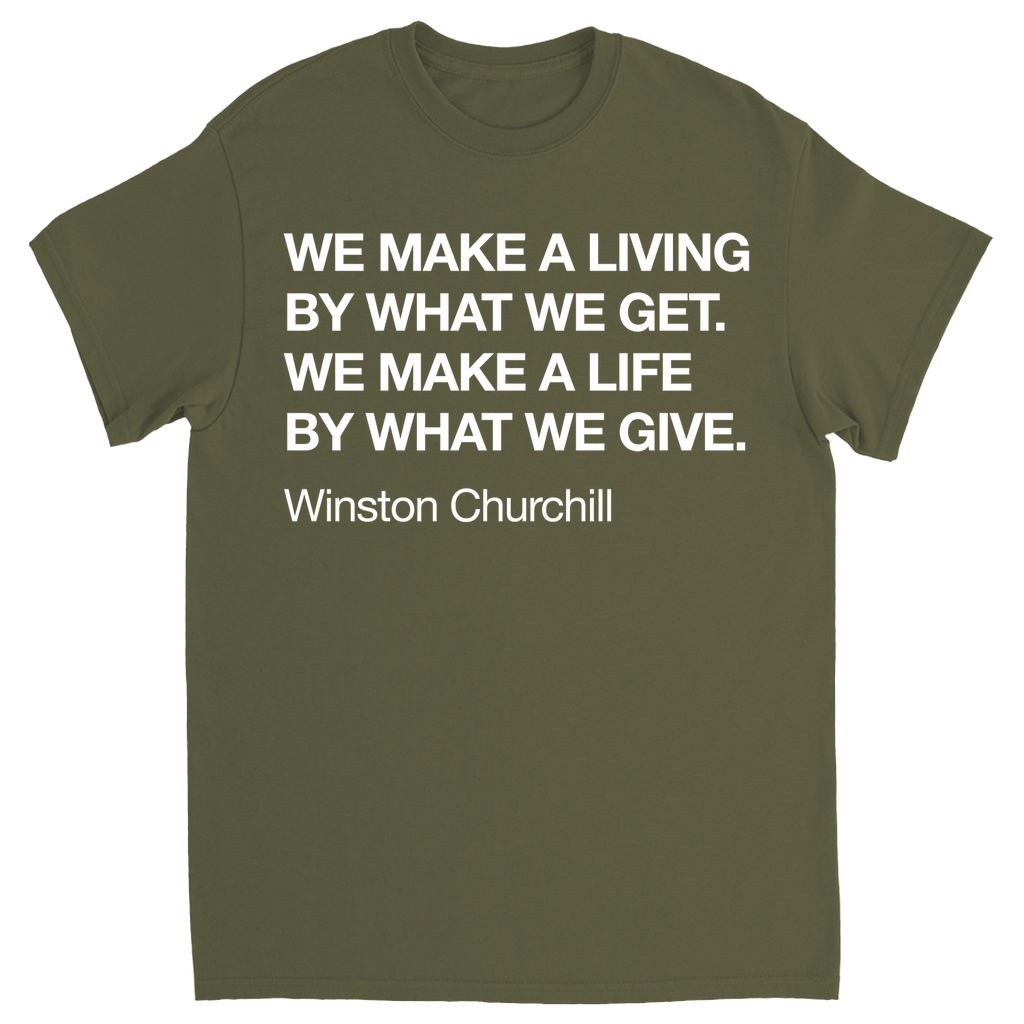 Winston Churchill Quote T-Shirt